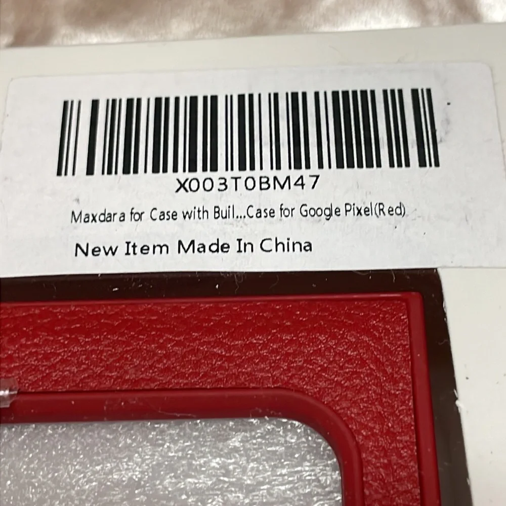 NIB Maxdara Google Pixel Red Phone Case
